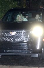 PARIS, NICKY and KATHY HILTON Leaves Jeff Bezos