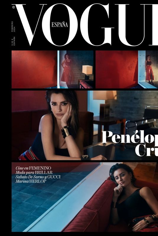 PENELOPE CRUZ for Vogue Spain, February 2024