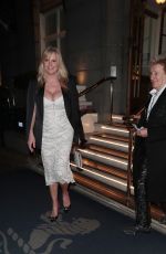 PENNY LANCASTER and Rod Stewart Leaves Ritz Hotel in London 01/20/2024