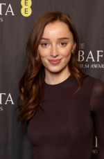 PHOEBE DYNEVOR at EE Bafta Rising Star 2024 Nominations Announcement in London 01/10/2024