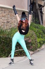 PHOEBE PRICE Out and About in Los Angeles 01/18/2024