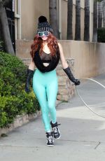 PHOEBE PRICE Out and About in Los Angeles 01/18/2024