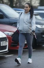 Pregnant ANNIE BULLAH Leaves a Gym in Essex 01/04/2024