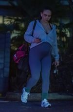 Pregnant ANNIE BULLAH Leaves a Gym in Essex 01/04/2024