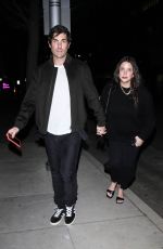Pregnant ASHLEY BENSON and Brandon Davis on a Date Night at Cipriani in Beverly Hills 01/10/2024