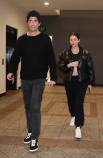 Pregnant ASHLEY BENSON and Brandon Davis Out for Dinner in West Hollywood 01/04/2024