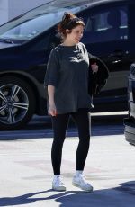 Pregnant ASHLEY BENSON at a Parking Lot in Los Angeles 01/23/2024