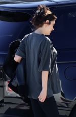 Pregnant ASHLEY BENSON at a Parking Lot in Los Angeles 01/23/2024