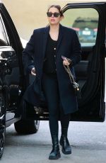 Pregnant ASHLEY BENSON Out for Lunch at South Beverly Grill in Beverly Hills 01/14/2024