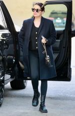 Pregnant ASHLEY BENSON Out for Lunch at South Beverly Grill in Beverly Hills 01/14/2024