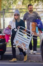 Pregnant HILARY DUFF at a Park in Sherman Oaks 01/12/2024