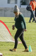 Pregnant HILARY DUFF at a Park in Sherman Oaks 01/12/2024