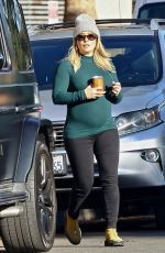 Pregnant HILARY DUFF at a Park in Sherman Oaks 01/12/2024
