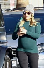 Pregnant HILARY DUFF at a Park in Sherman Oaks 01/12/2024