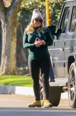 Pregnant HILARY DUFF at a Park in Sherman Oaks 01/12/2024