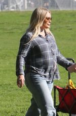Pregnant HILARY DUFF Celebrates Her Daughter