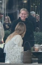 Pregnant HILARY DUFF Out for Coffee with a Friend in Studio City 01/16/2024