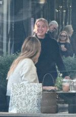 Pregnant HILARY DUFF Out for Coffee with a Friend in Studio City 01/16/2024
