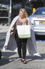 Pregnant HILARY DUFF Out Shopping in Los Angeles 01/18/2024