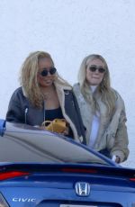 Pregnant HILARY DUFF out with Girlfriends in Los Angeles 01/25/2024