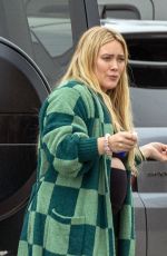 Pregnant HILARY DUFF Raking Her Daughter to Dance Class in Los Angeles 01/24/2024