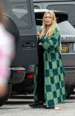 Pregnant HILARY DUFF Raking Her Daughter to Dance Class in Los Angeles 01/24/2024