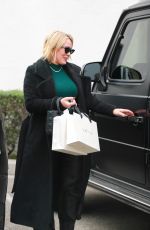 Pregnant HILARY DUFF Shopping at The Glen Centre in Los Angeles 01/19/2024