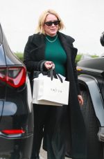Pregnant HILARY DUFF Shopping at The Glen Centre in Los Angeles 01/19/2024