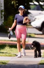 Pregnant KERRY KNIGHT Out with Her Dog in Brisbane 01/26/2024