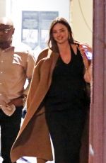 Pregnant MIRANDA KERR Out for Dinner in Los Angeles 01/05/2024