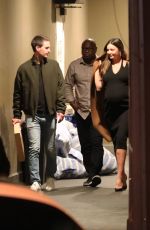 Pregnant MIRANDA KERR Out for Dinner in Los Angeles 01/05/2024