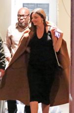 Pregnant MIRANDA KERR Out for Dinner in Los Angeles 01/05/2024