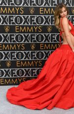 Pregnant SUKI WATERHOUSE at 75th Primetime Emmy Awards in Los Angeles 01/15/2024
