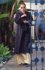 Pregnant SUKI WATERHOUSE Leaves a Spa Session in Beverly Hills 01/24/2024