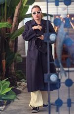 Pregnant SUKI WATERHOUSE Leaves a Spa Session in Beverly Hills 01/24/2024