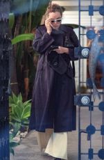Pregnant SUKI WATERHOUSE Leaves a Spa Session in Beverly Hills 01/24/2024