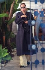 Pregnant SUKI WATERHOUSE Leaves a Spa Session in Beverly Hills 01/24/2024