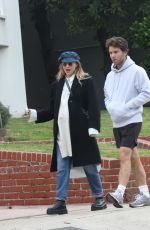 Pregnant SUKI WATERHOUSE Out with a Friend in Los Feliz 01/24/2024
