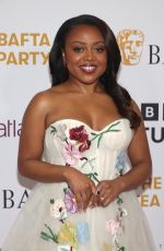 QUINTA BRUNSON at Bafta Tea Party in Beverly Hills 01/13/2024