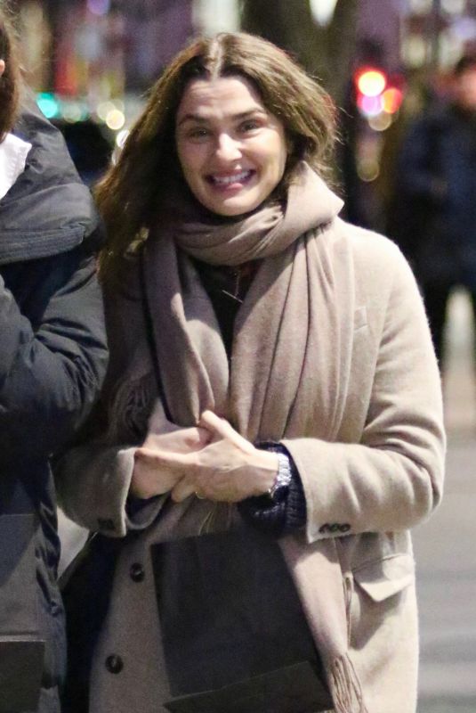 RACHEL WEISZ Out with a Friend in New York 01/27/2024