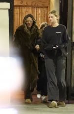 REBECCA GAYHEART Out for Dinner with Her Daughters at Matsuhisa in Beverly Hills 01/11/2024
