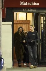 REBECCA GAYHEART Out for Dinner with Her Daughters at Matsuhisa in Beverly Hills 01/11/2024
