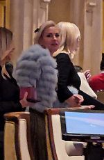 REBEL WILSON and Ramona Agruma at Kylie Minoge Show in Las Vegas 01/28/2024