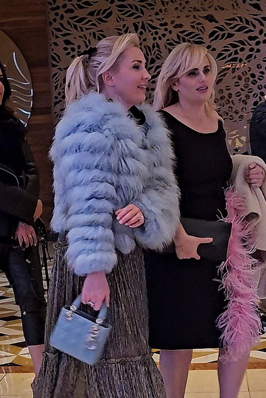 REBEL WILSON and Ramona Agruma at Kylie Minoge Show in Las Vegas 01/28/2024