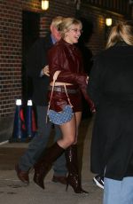RENEE RAPP Leaves Late Show with Stephen Colbert in New York 01/10/2024