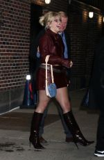 RENEE RAPP Leaves Late Show with Stephen Colbert in New York 01/10/2024