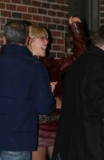 RENEE RAPP Leaves Late Show with Stephen Colbert in New York 01/10/2024