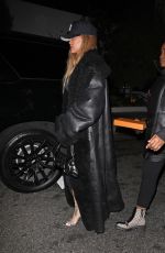 RIHANNA Leaves Bird Streets Club in West Hollywood 01/15/2024