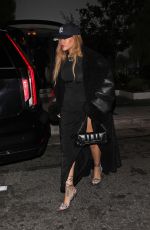RIHANNA Leaves Bird Streets Club in West Hollywood 01/15/2024