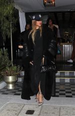 RIHANNA Leaves Bird Streets Club in West Hollywood 01/15/2024